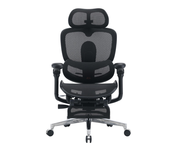 Sihoo DORO C500 V2 Ultra czarny z podnóżkiem - 1598804 - zdjęcie 2